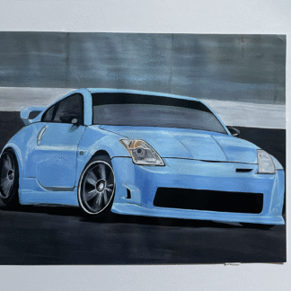 Blue Nissan 350z | Photo Print