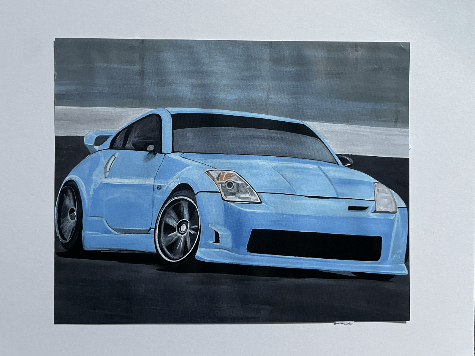 Blue Nissan 350z | Photo Print